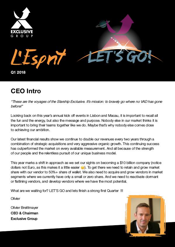 L'Esprit Q1 2018 Newsletter