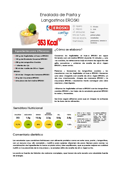 Ensalada de Pasta y Langostinos EROSKI.pdf 1 Jun. 2014
