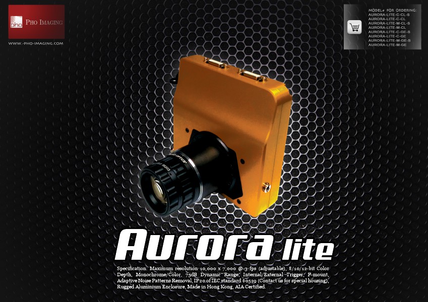 Ultra HD Camera | Aurora lite 70MP@3fps with real-time accessibility | Pho Imaging Ultra HD Camera | Aurora lite | Jun. 2014
