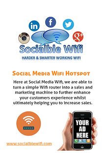 Social Media Wifi - Harder & Smarter Working Wifi