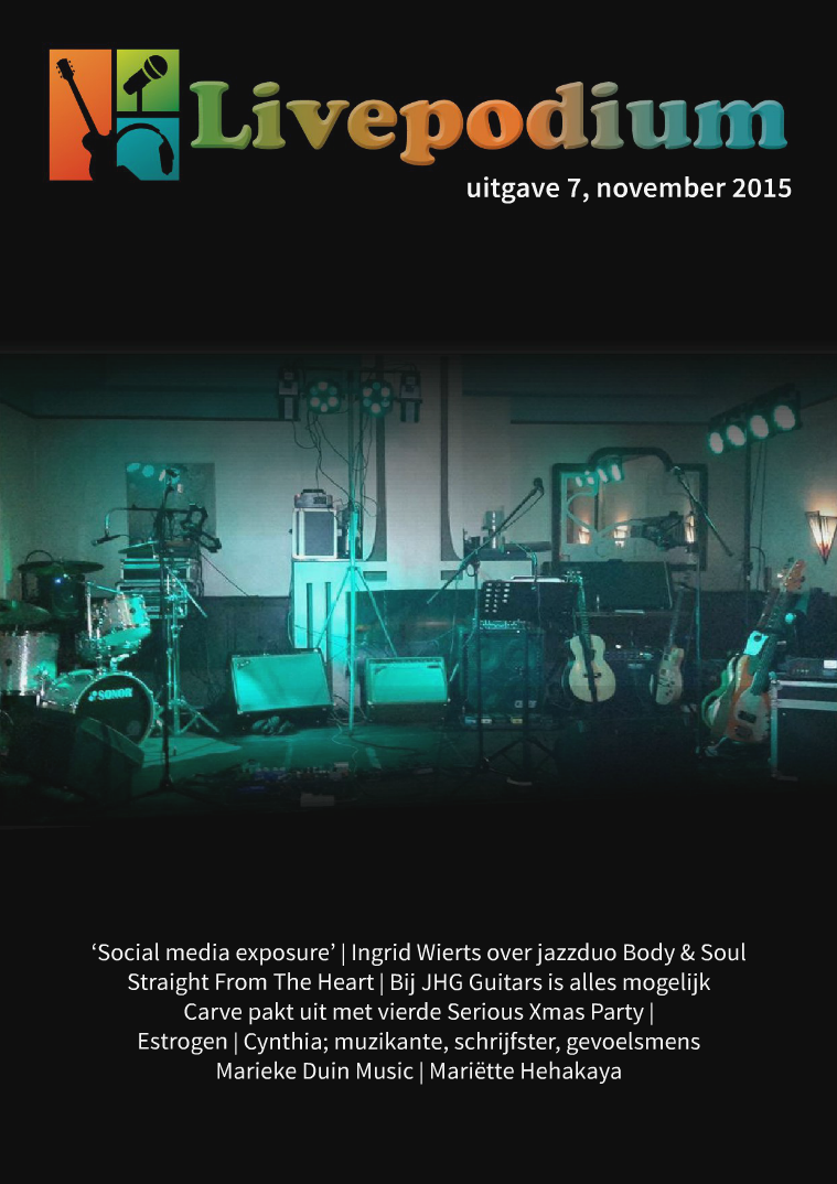 LivePodium Magazine Uitgave 7, november 2015