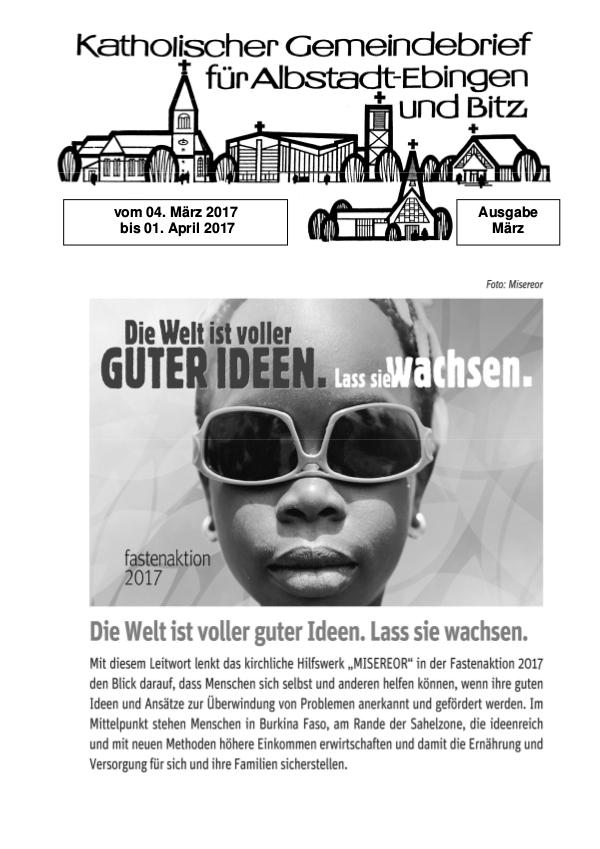 Gemeindeblatt März 2017 März 2017
