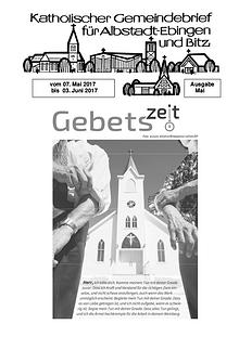Gemeindeblatt Mai 2017