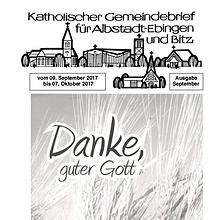 Gemeindeblatt September 2017