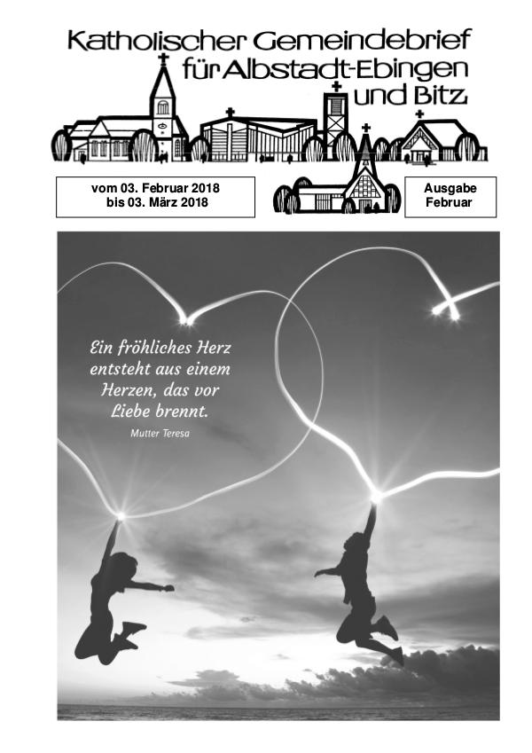Gemeindeblatt Februar 2018 Gemeindeblatt Februar 2018