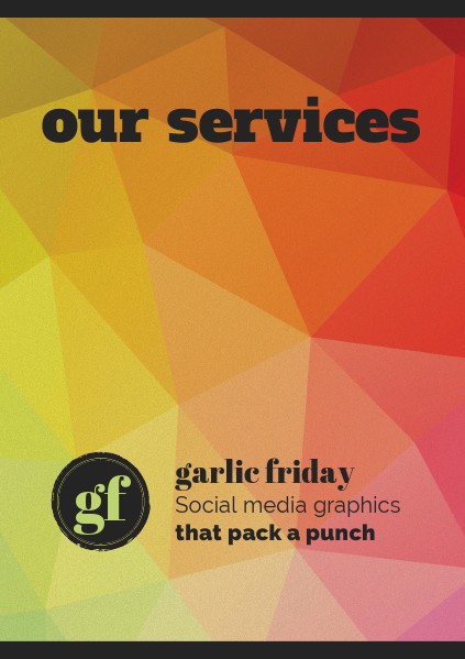 Garlic Friday Menu of Services Jun. 2014