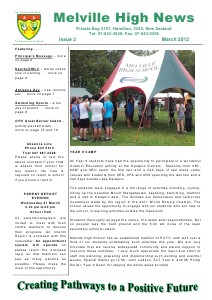 Melville High School - Newsletters 2012 Issue 2 - March 2012