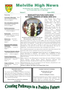 Melville High School - Newsletters 2012 Issue 4 - June 2012