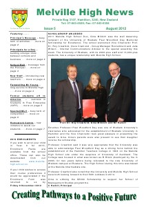 Melville High School - Newsletters 2012 Issue 5 - August 2012