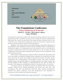 Foundations Conference News