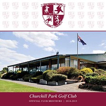 Churchill Park Golf Club Brochure