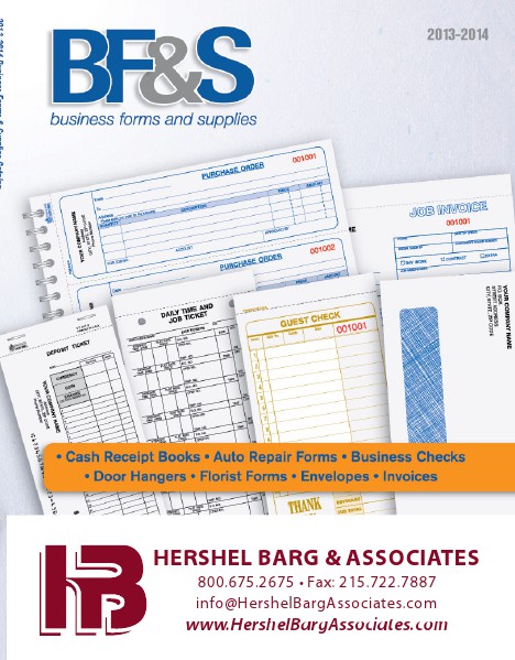 Business Forms and Supplies 2013