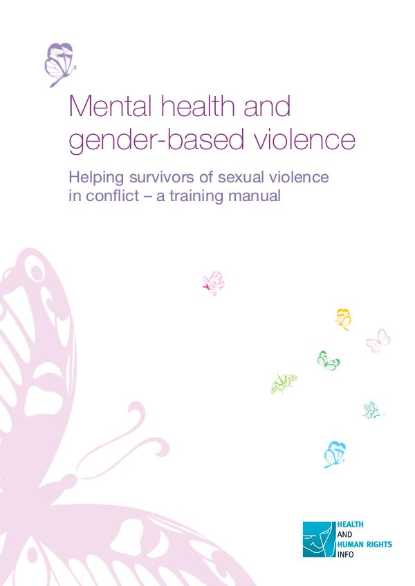 English Mental health and gender-based violence English version
