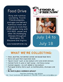Food Drive & INROADS Posters