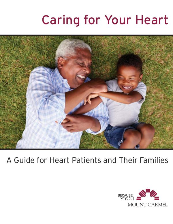 Patient Education Caring For Your Heart Booklet