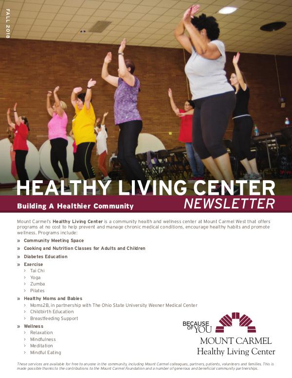 Healthy Living Center Fall 2018