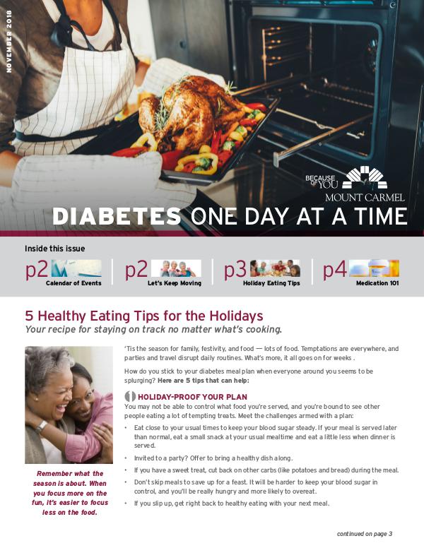 Diabetes Newsletter November 2018