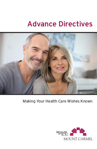 Patient Education Advance Directives: Making Your Health Care Wishes