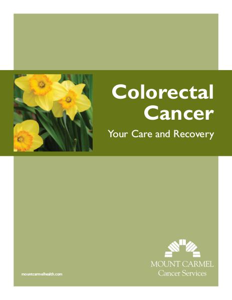 Patient Education Colorectal Cancer: Your Care and Recovery