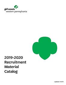 GSWPA Recruitment Materials Catalog