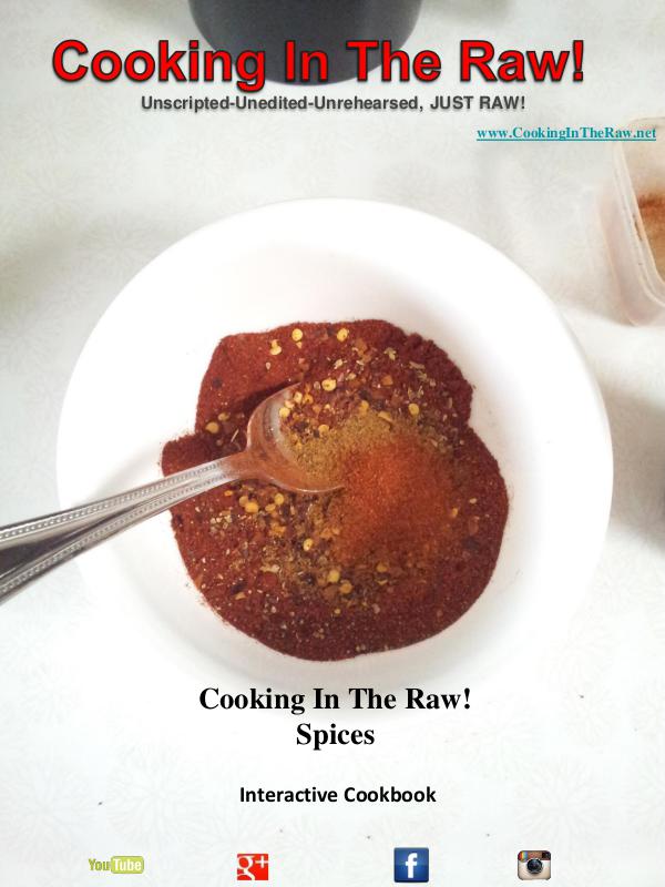 Cooking In The Raw! Cookbook 