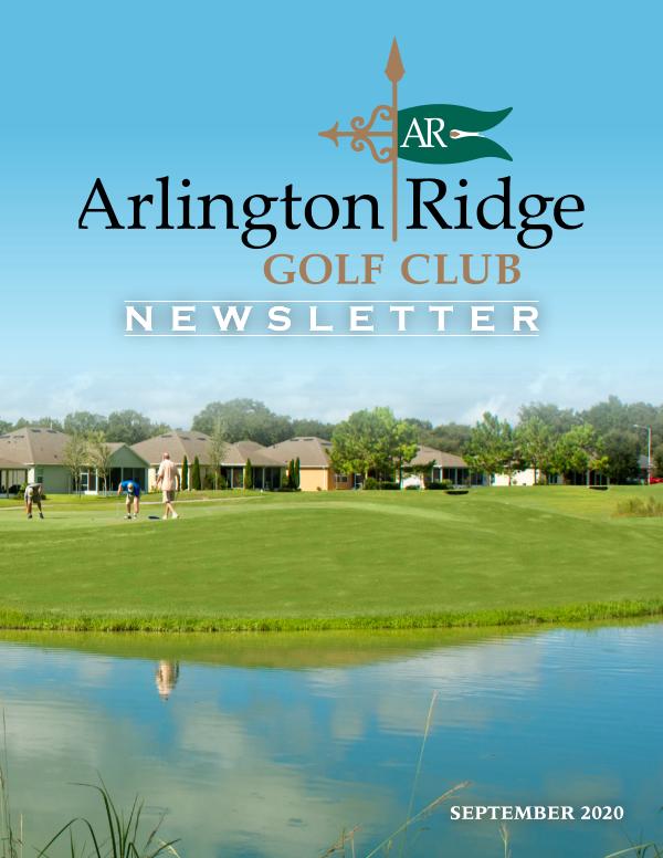 Arlington Ridge September 20 Newsletter