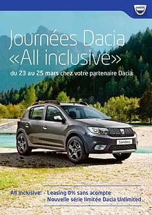 Journées Dacia «All inclusive»