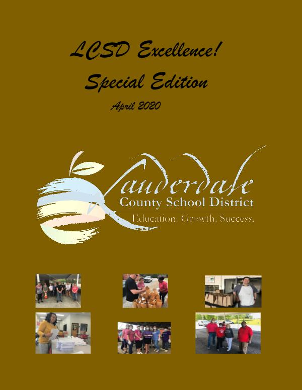 LCSD Excellence April 2020 LCSD Excellence Newsletter April 2020 Edition