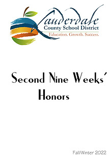 LCSD 2022/23 Second Nine Weeks' Honor Roll Lists