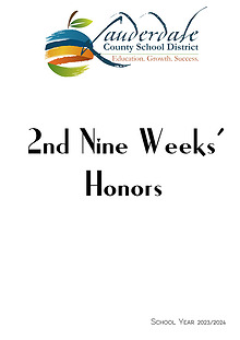 LCSD 2nd 9 Weeks' Honor Roll Lists 2023/24