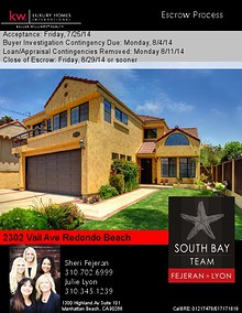 2302 Vail Ave Seller's Escrow Process