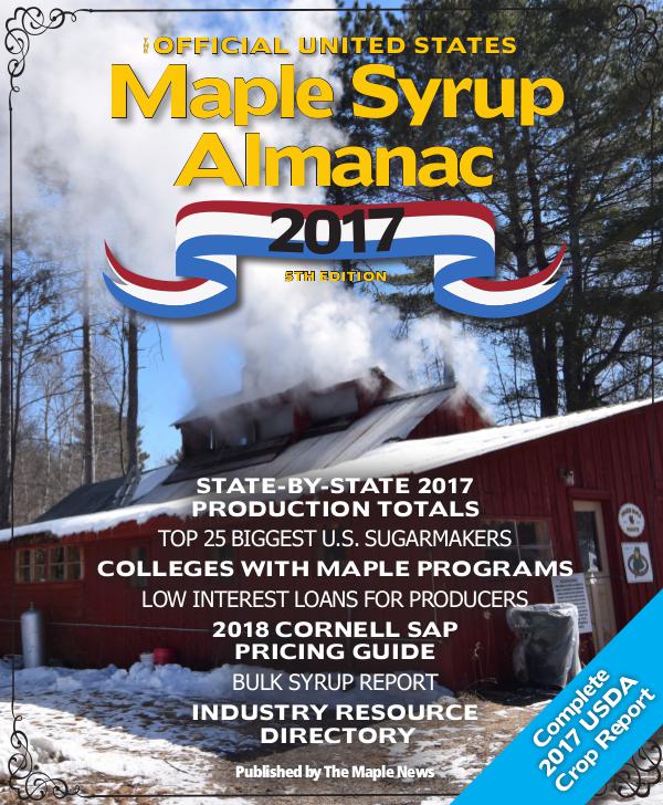 The Official U.S. Maple Syrup Almanac -- 2017 Alamanc_2017
