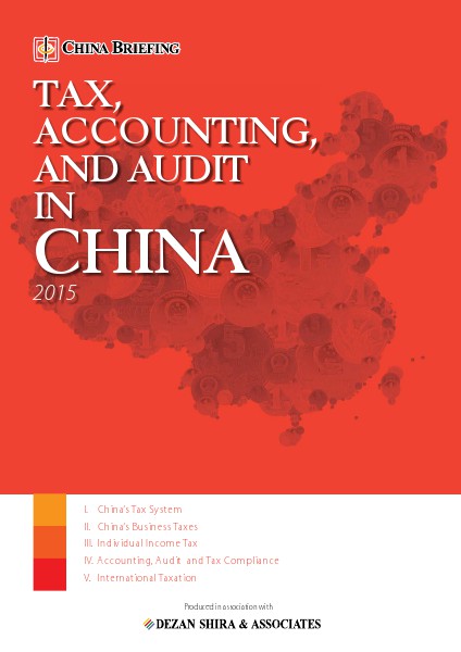 Tax, Accounting and Audit in China 2015 - Preview Tax, Accounting & Audit in China 2015 - Preview