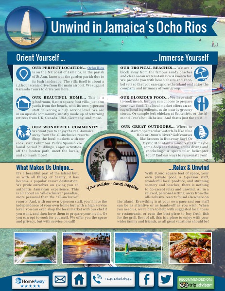 Vacation Insider Flyers Unwind in Jamaica's Ocho Rios