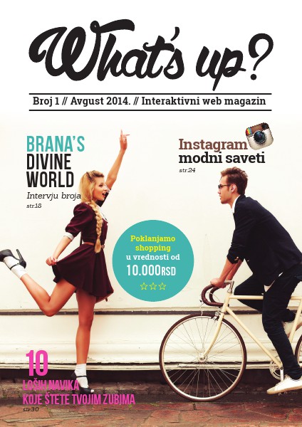 What's up web magazin Avgust 2014.