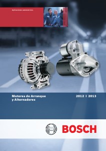 Catalogo de Arranques y Alternadores Bosch Oct-2012