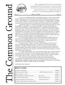 The Common Ground Vol. 2 Issue 1 March 2008