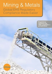 Compliance with Enhesa -  Metals & Mining Industry Compliance