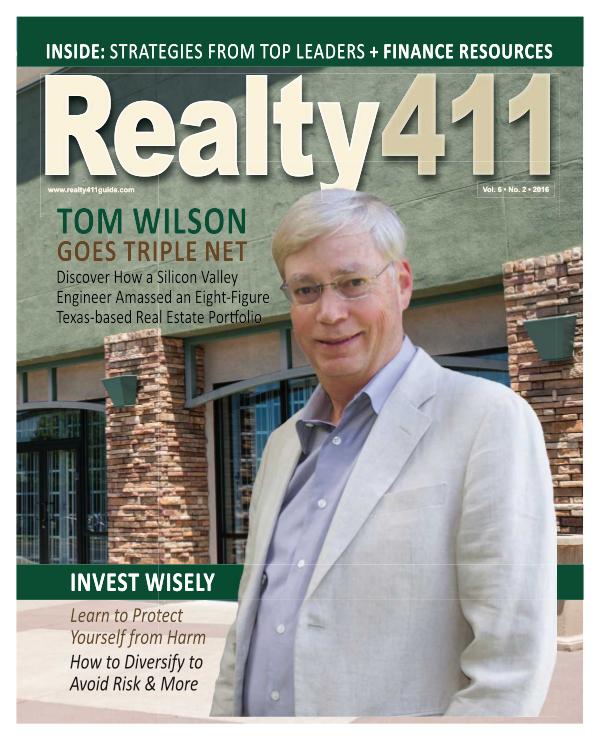 Realty411 Magazine Featuring Tom Wilson