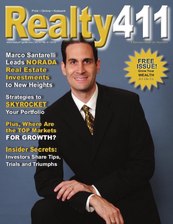 Realty411 Magazine Featuring Norada Real Estate