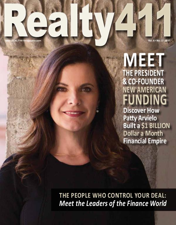 Realty411 Magazine Featuring Patty Arvielo - New American Funding