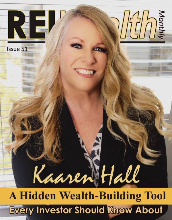 REI Wealth Magazine Featuring Kaaren Hall with uDirect IRA Services