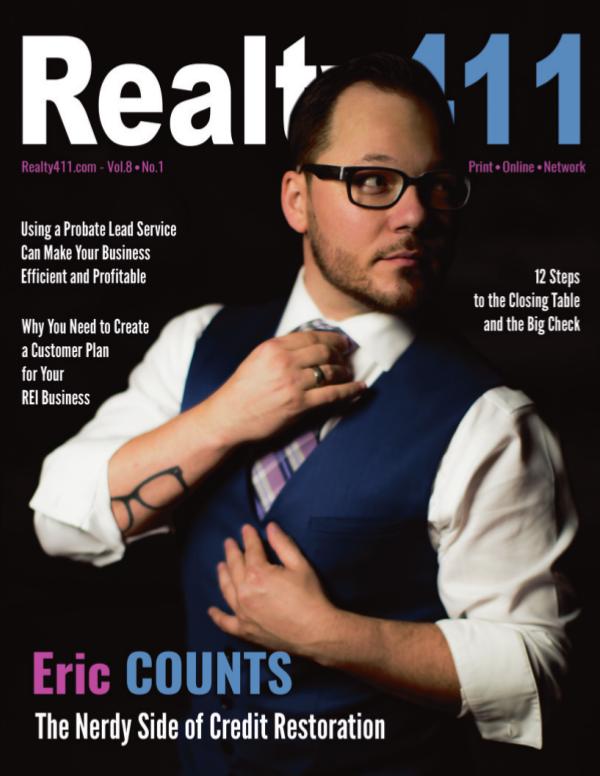 Realty411 Magazine Featuring Eric Counts, Credit Nerds