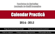 Calendar Practică 2014-2015 Facultatea de Marketing ASE