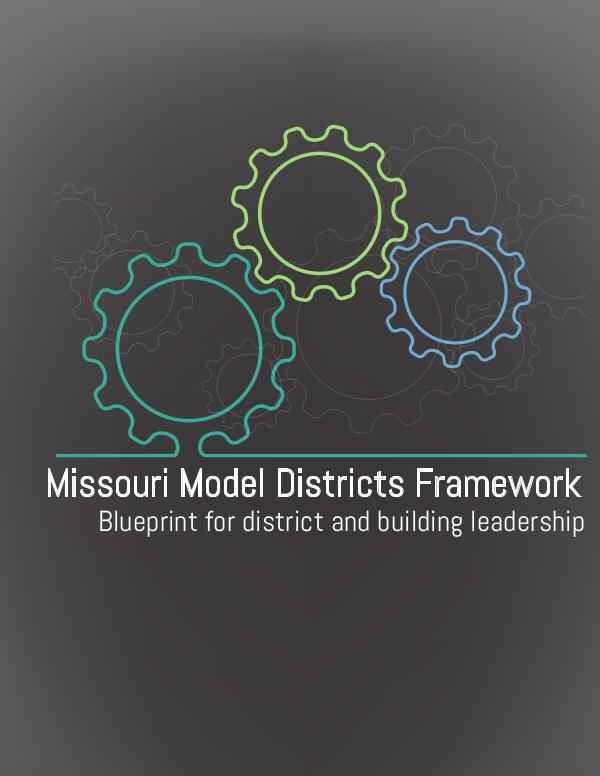 Missouri Model Districts Blueprint MMD Blueprint 5-15