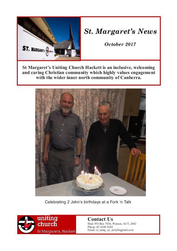St Margaret's News October 2017