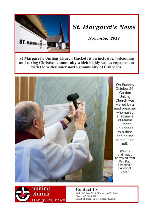 St Margaret's News November 2017