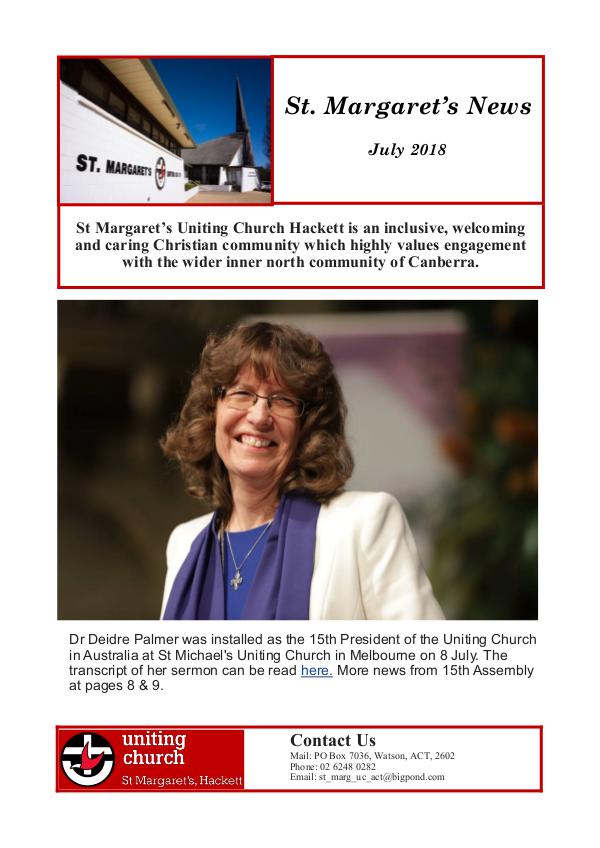 St Margaret's News July 2018