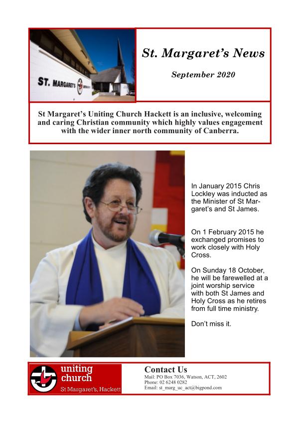 St.Margaret's News September 2020 September 2020