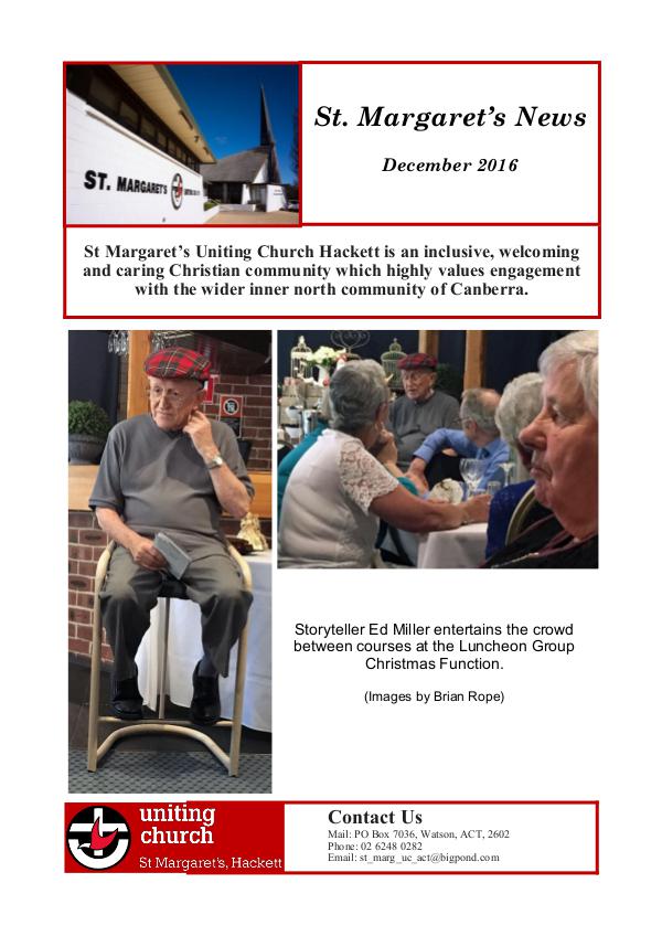 St Margaret's News December 2016